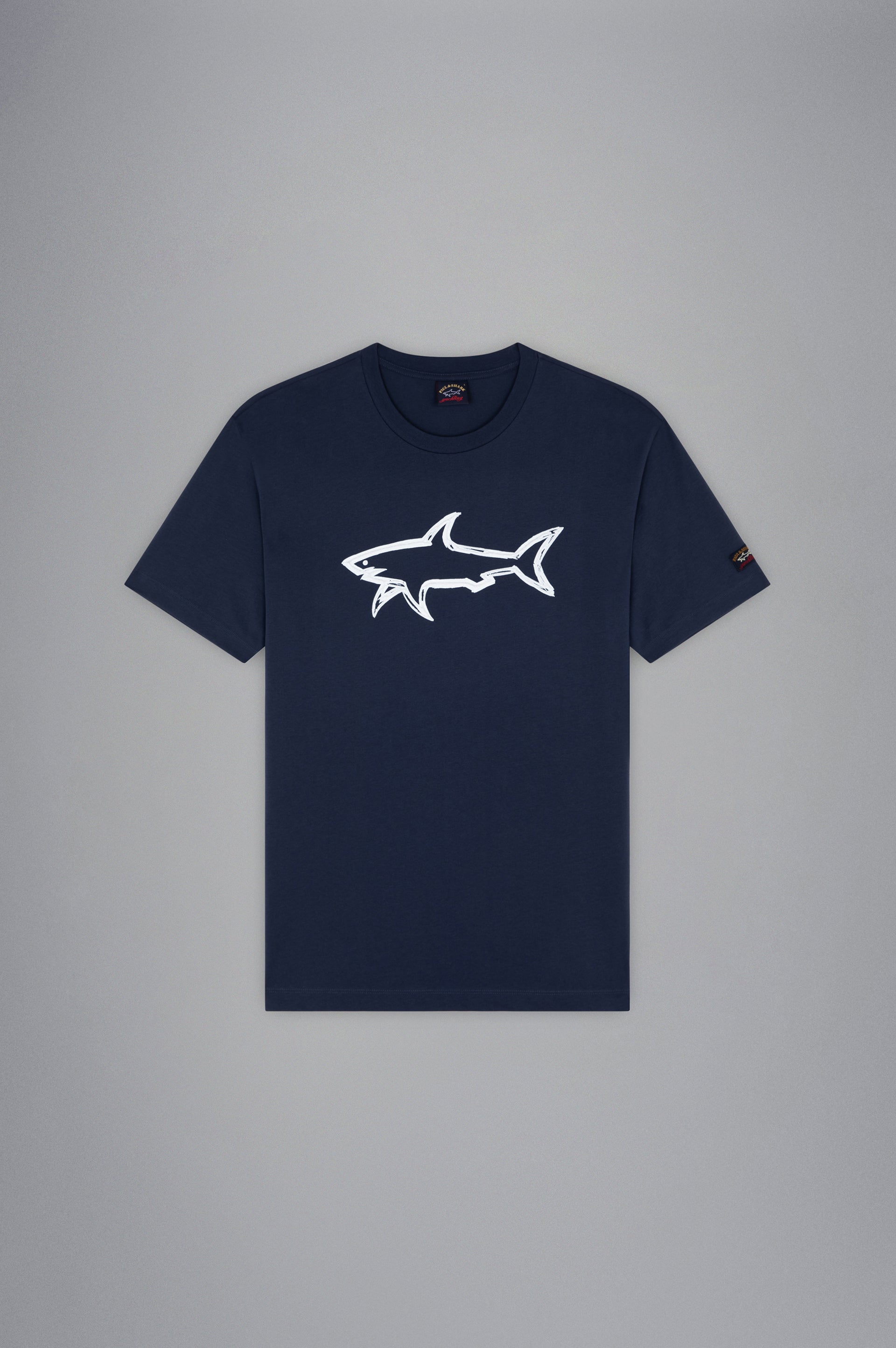 Paul&amp;Shark-22411073-013T-Shirt-Stampa-Shark-Blu-5