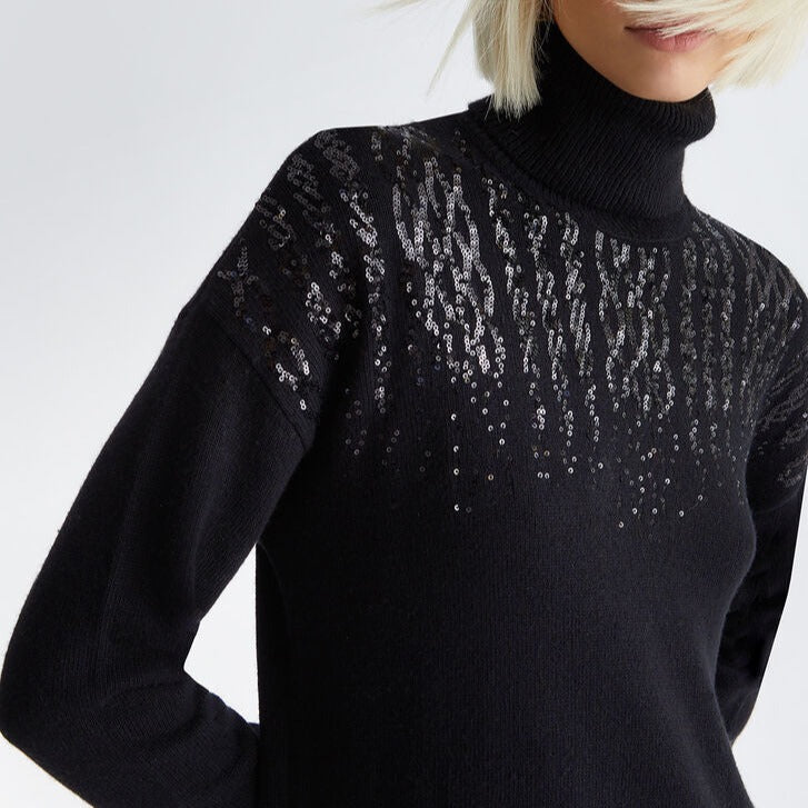 liu-jo-MF3077MS16G22222-abito-maglia-paillettes-nero