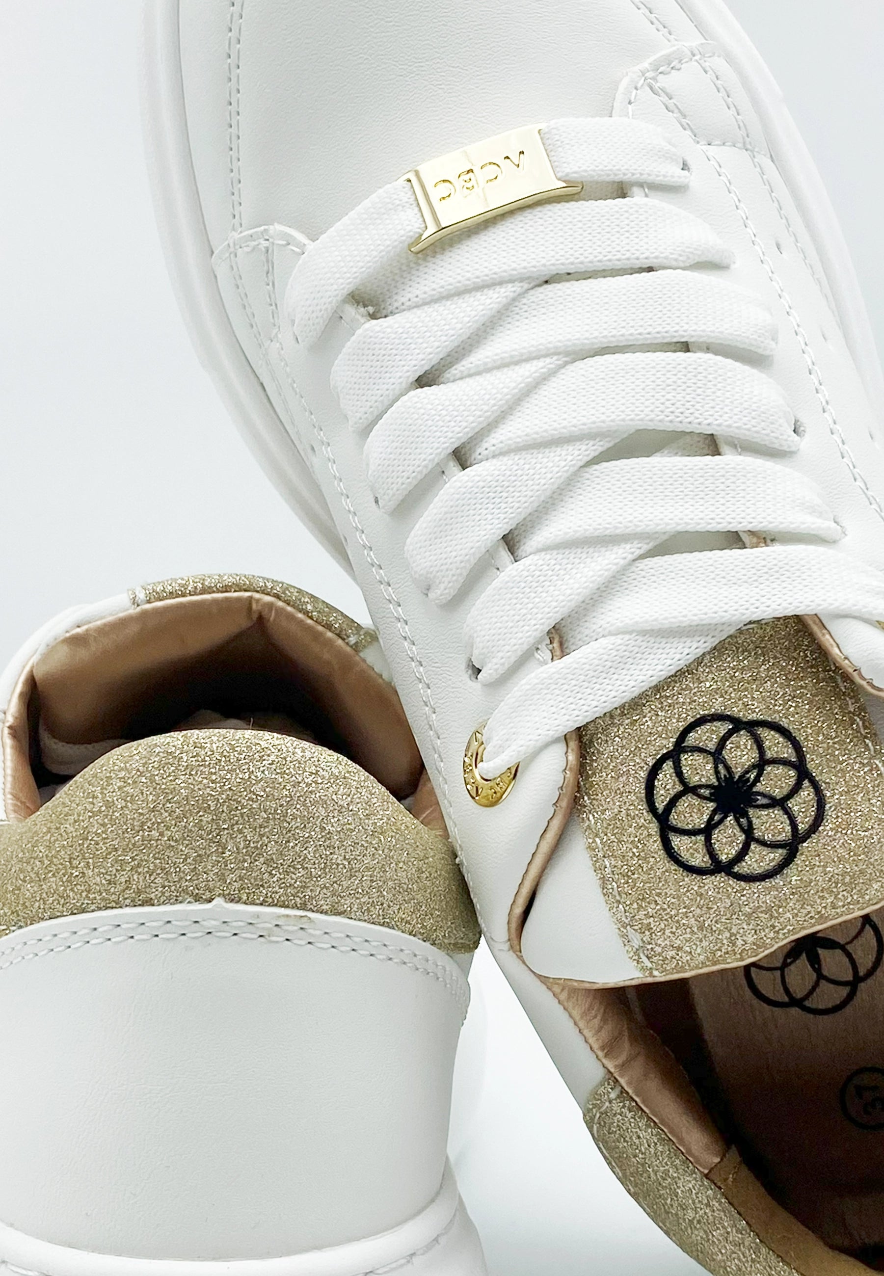 ACBC Sneakers Glitter Gold