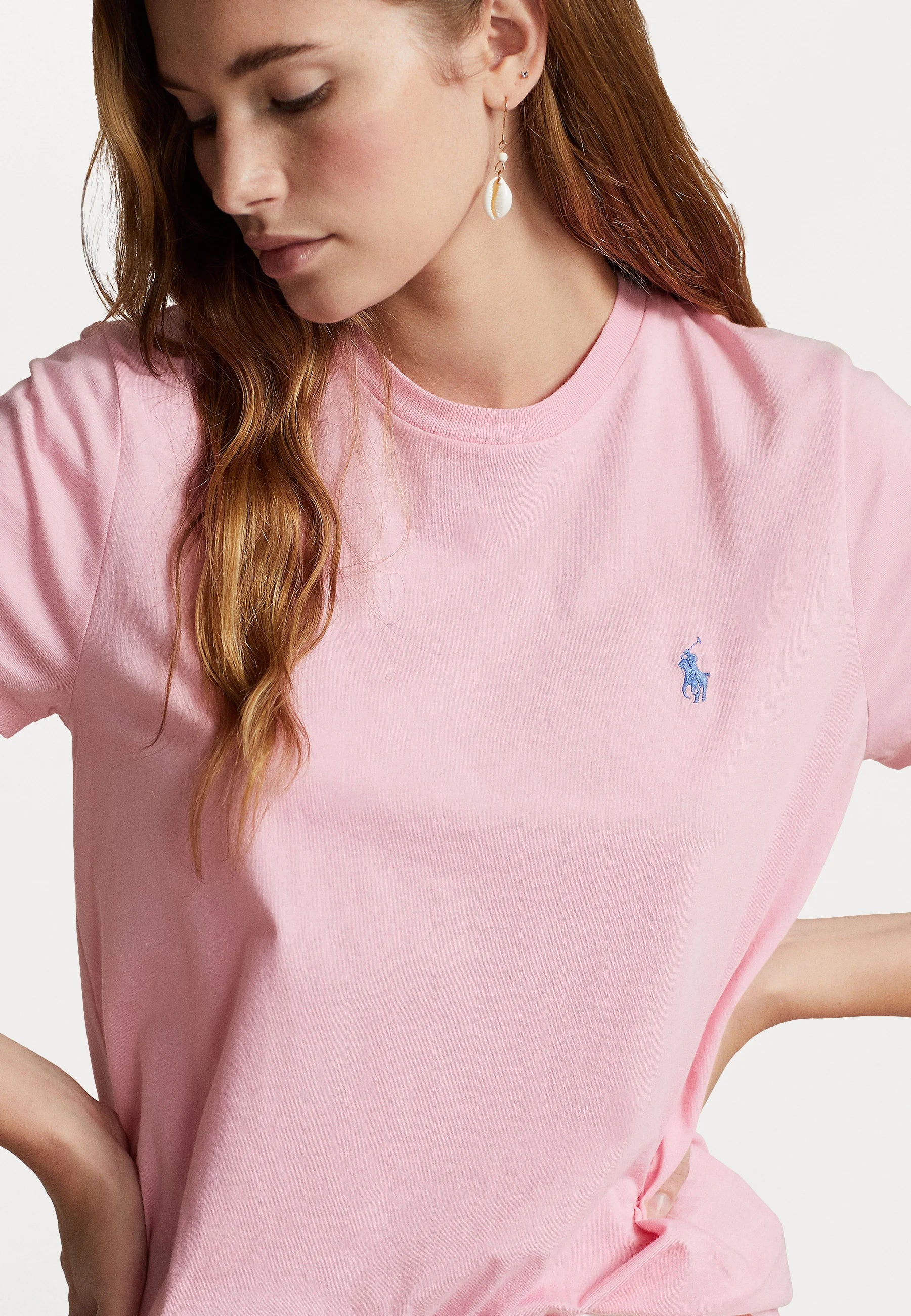 Polo Ralph Lauren T Shirt In Jersey Course Pink
