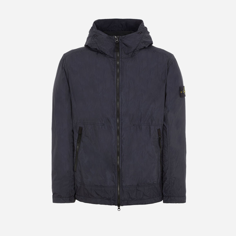 Stone Island Gardment Dyed Crinkle Reps NY 40522 Blu Sabolo