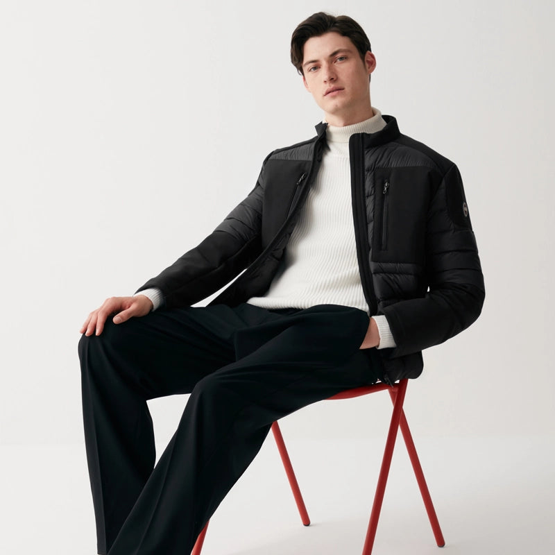 Colmar Piumino Effetto Blazer Colmar Piumino Biker In Doppio