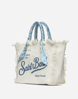 Mc2 Saint Barth Borsa Vanity In Canvas Bianca Foulard Batik