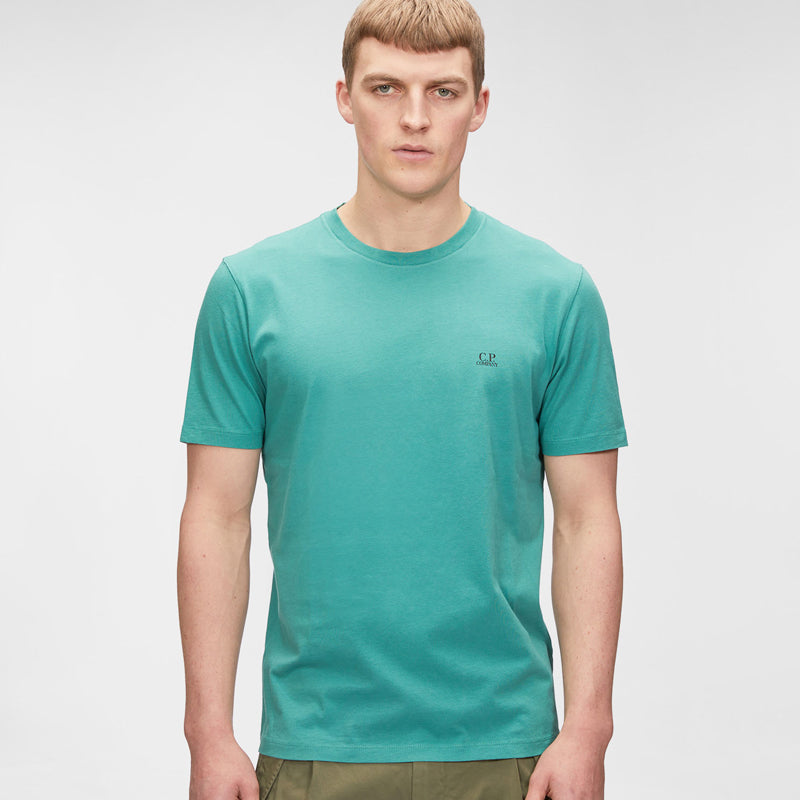 CP-Company-14CMTS046A-005100W-673--Jersey-Small-Logo-T-shirt-FROSTY-SPRUCE---GREEN-2