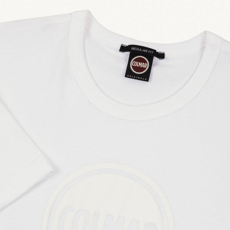 Colmar T-shirt Stampa Monocolore Bianco 7563 6SH 01-6