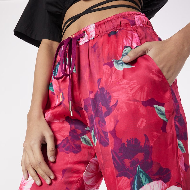 Pinko-101027-A0KW-YN3-Phebe-pantalone-satin-stampa-multicolor-fuxia-3