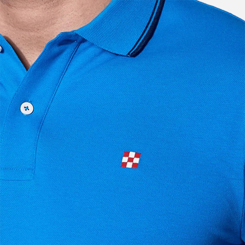 Polo-piquet-bluette-con-logo-St.-Barth-check-