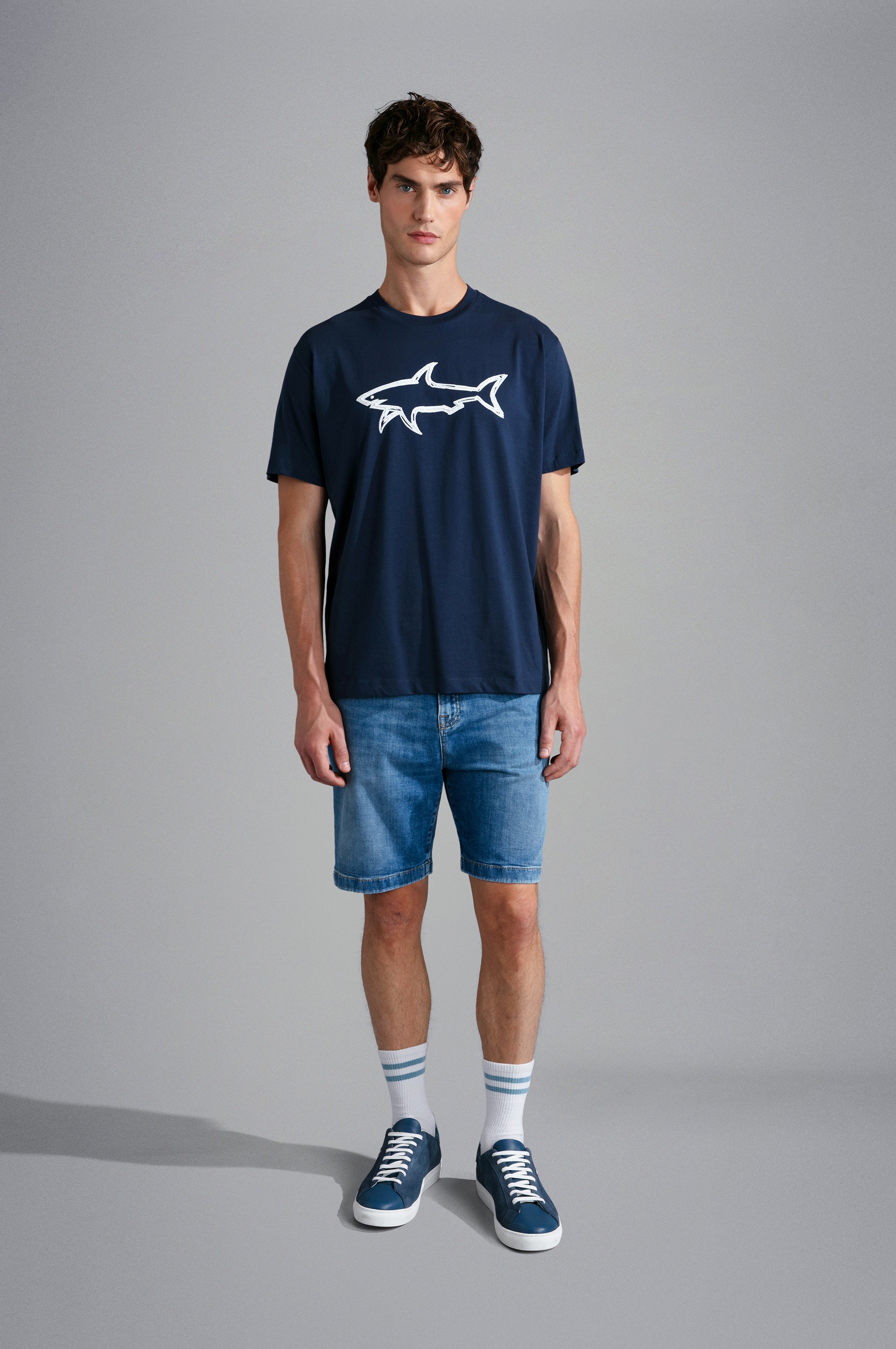 Paul&Shark-22411073-013T-Shirt-Stampa-Shark-Blu-3