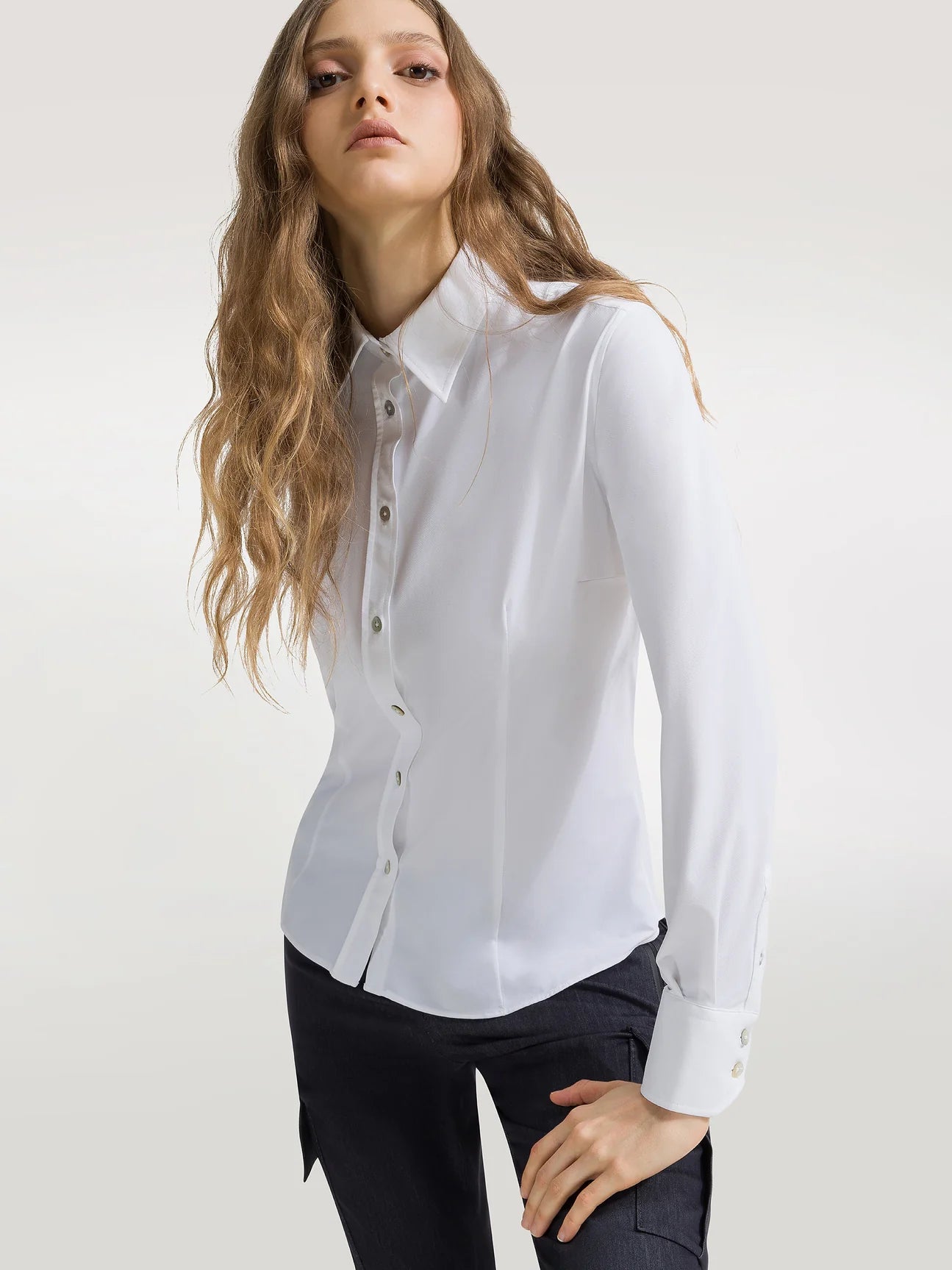24750_009_RRD Oxford Wom Shirt White