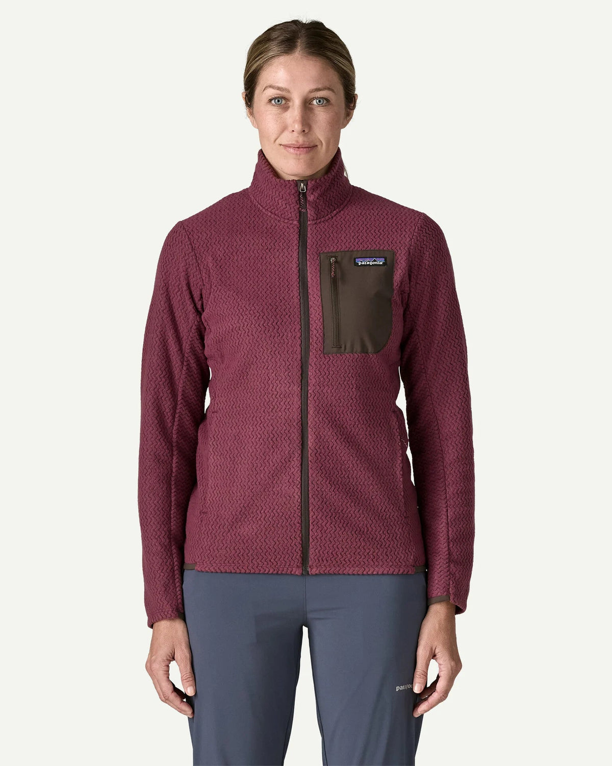 Patagonia Women's R1 Air Fleece Jacket Berry Fig
