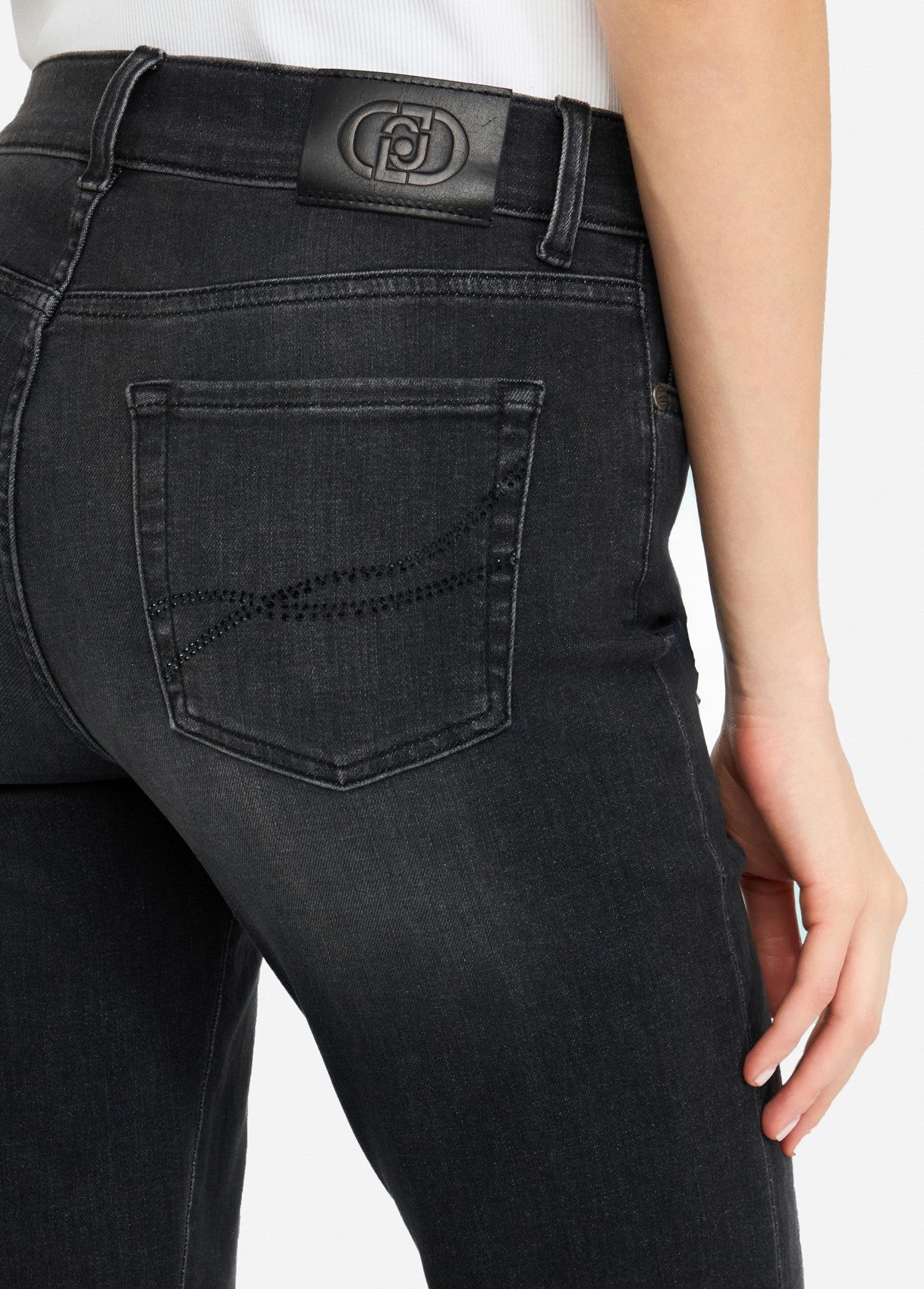 Liu Jo Jeans Flare Vita Alta Nero