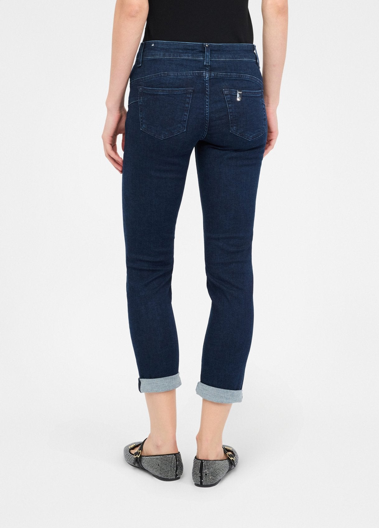 Liu Jo Jeans Skinny  3 Bottoni Risvolto Blu