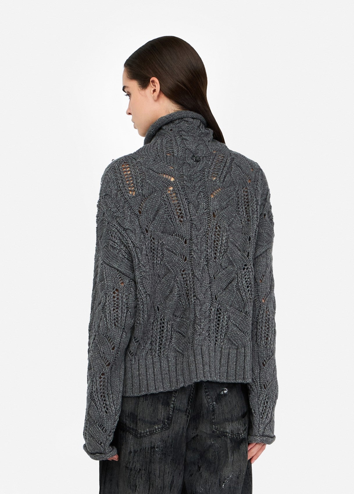 Liu Jo Dolcevita Con Pietre Gioiello Grigio