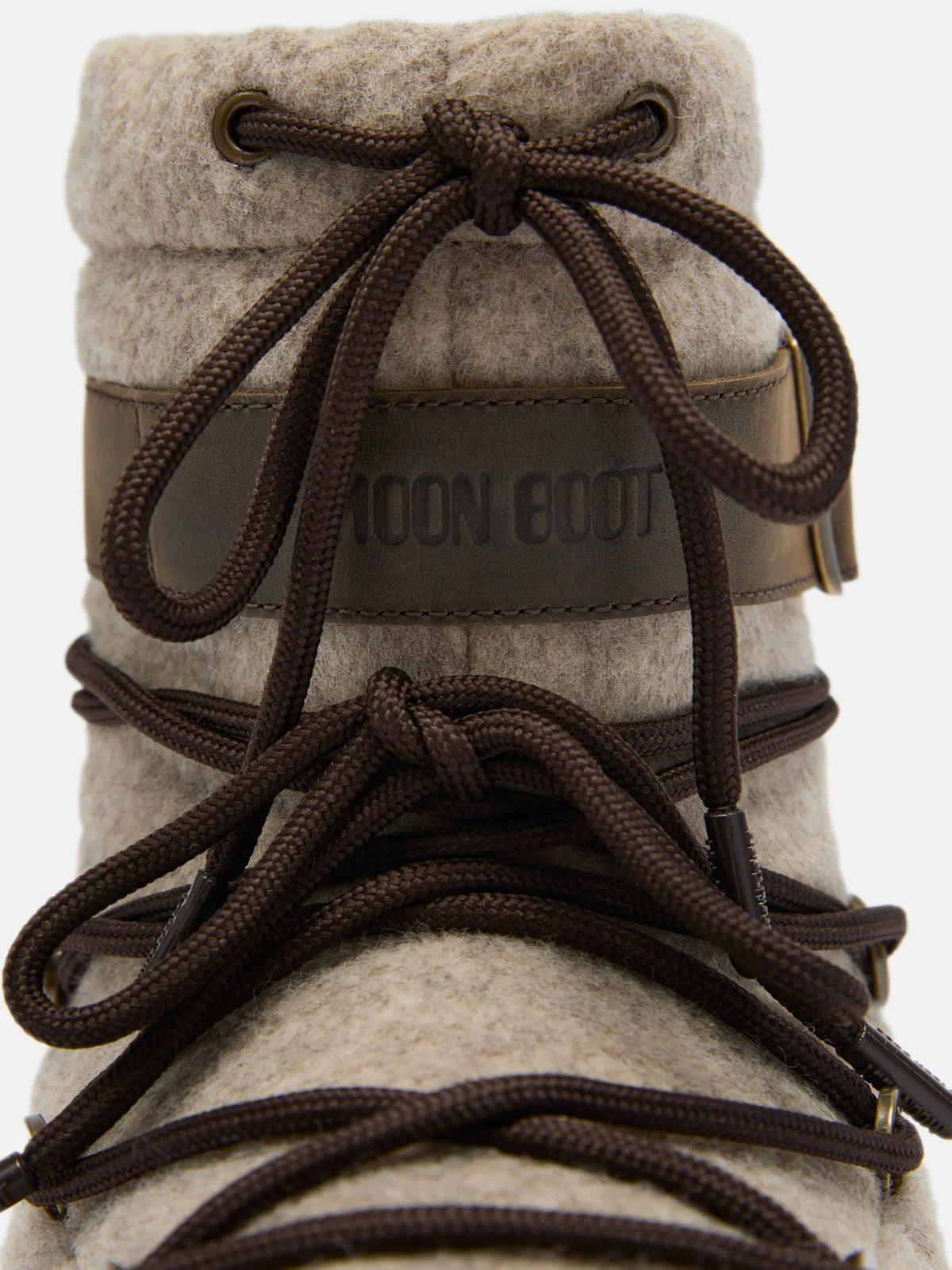 Moon Boot Evx Light Nubuck And Felt Sand
