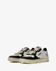 Autry-Sneakers-AVLMSV11-MEDALIST-LOW-SUPER-VINTAGE-PELLE-BIANCA-NERA-ARGENTO-2