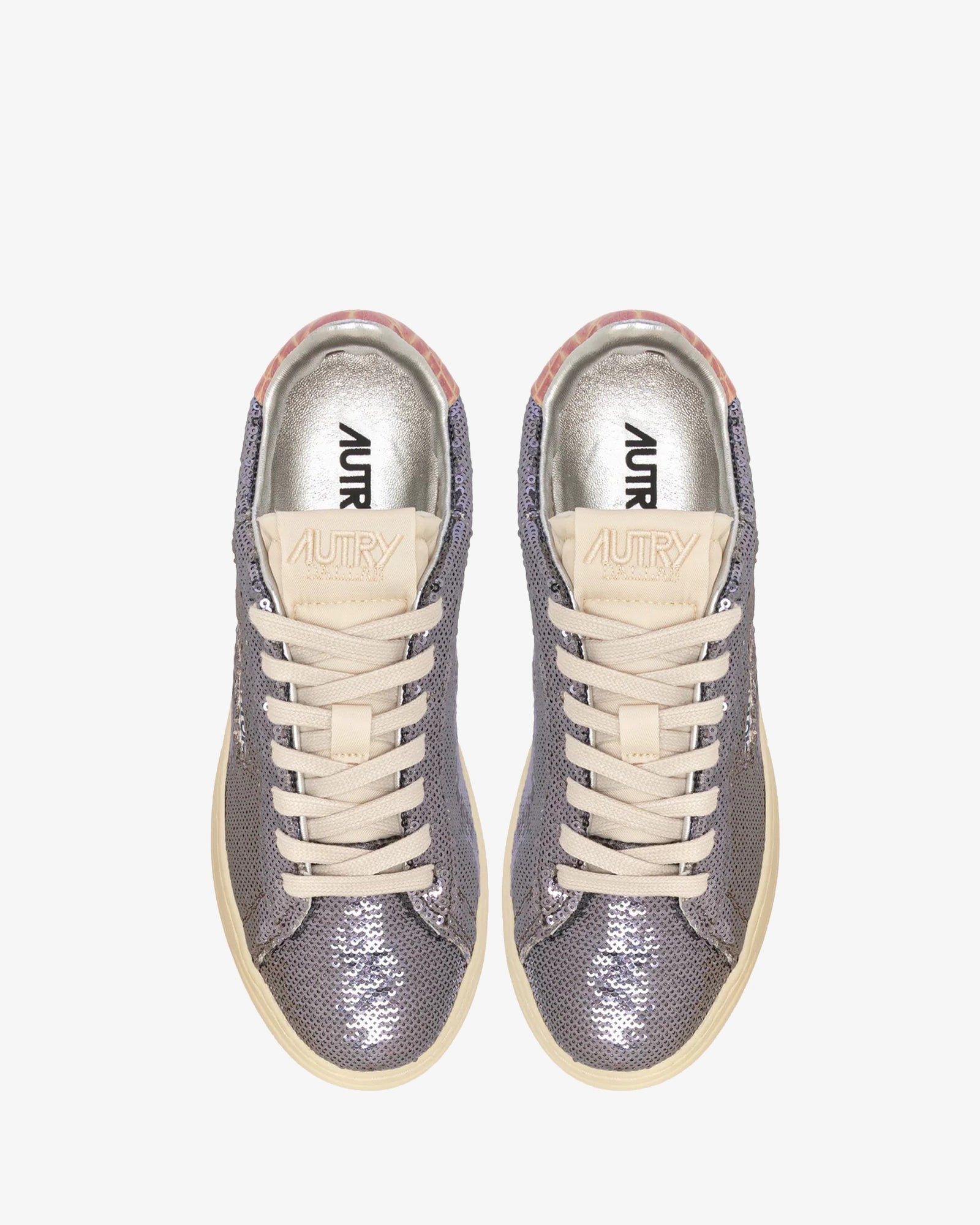 Autry-Sneakers-Dallas-Low-Wom-paillettes-cro-gun-pink-ADLW-TI02-6