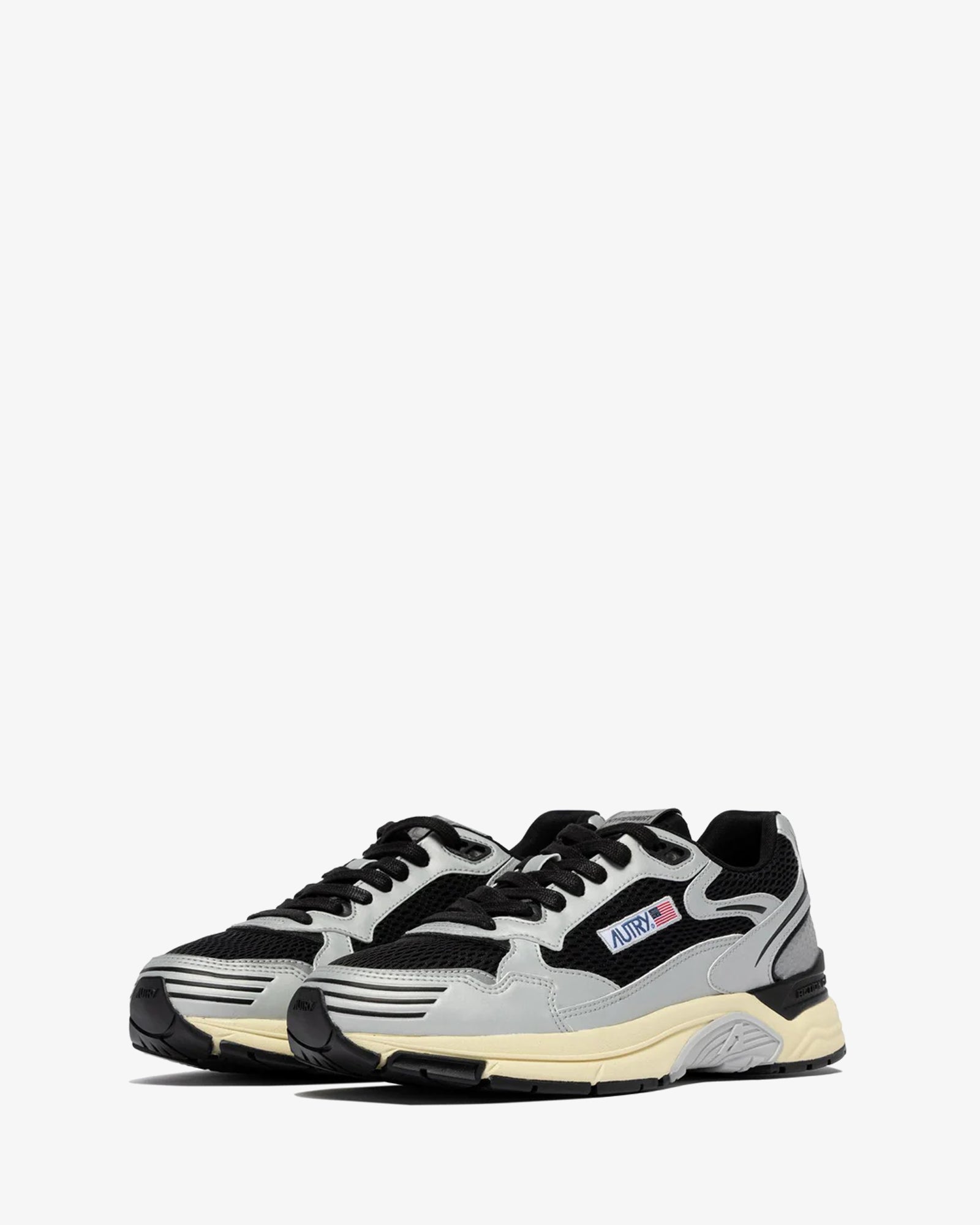 Autry-Sneakers-HYPERWAY-IN-PELLE-SINTETICA-E-MESH-HYLW-MV09-ARGENTO-E-NERO-2