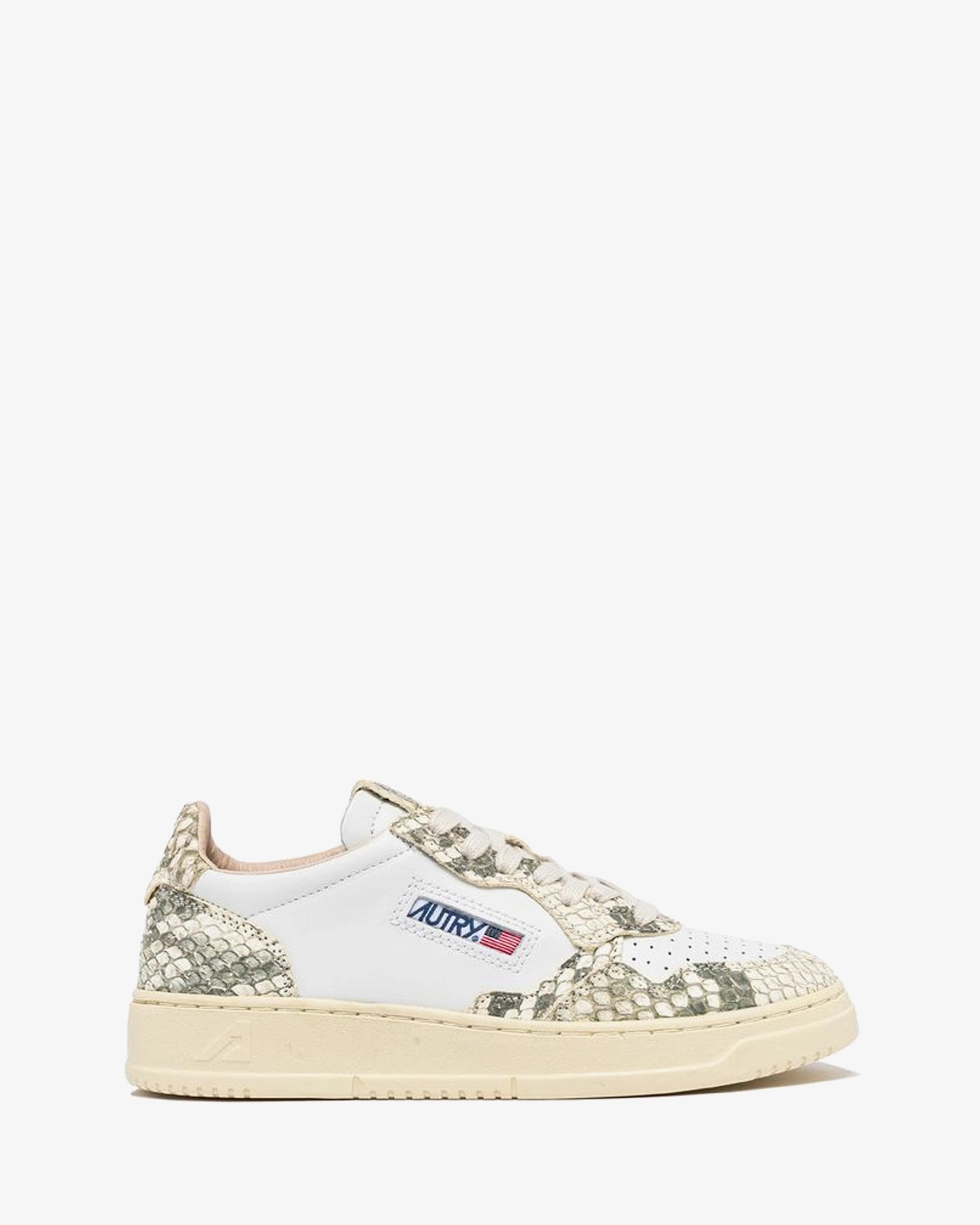 Autry-Sneakers-MEDALIST-LOW-IN-PELLE-BIANCA-STAMPA-SNAKE-DIAMOND-1