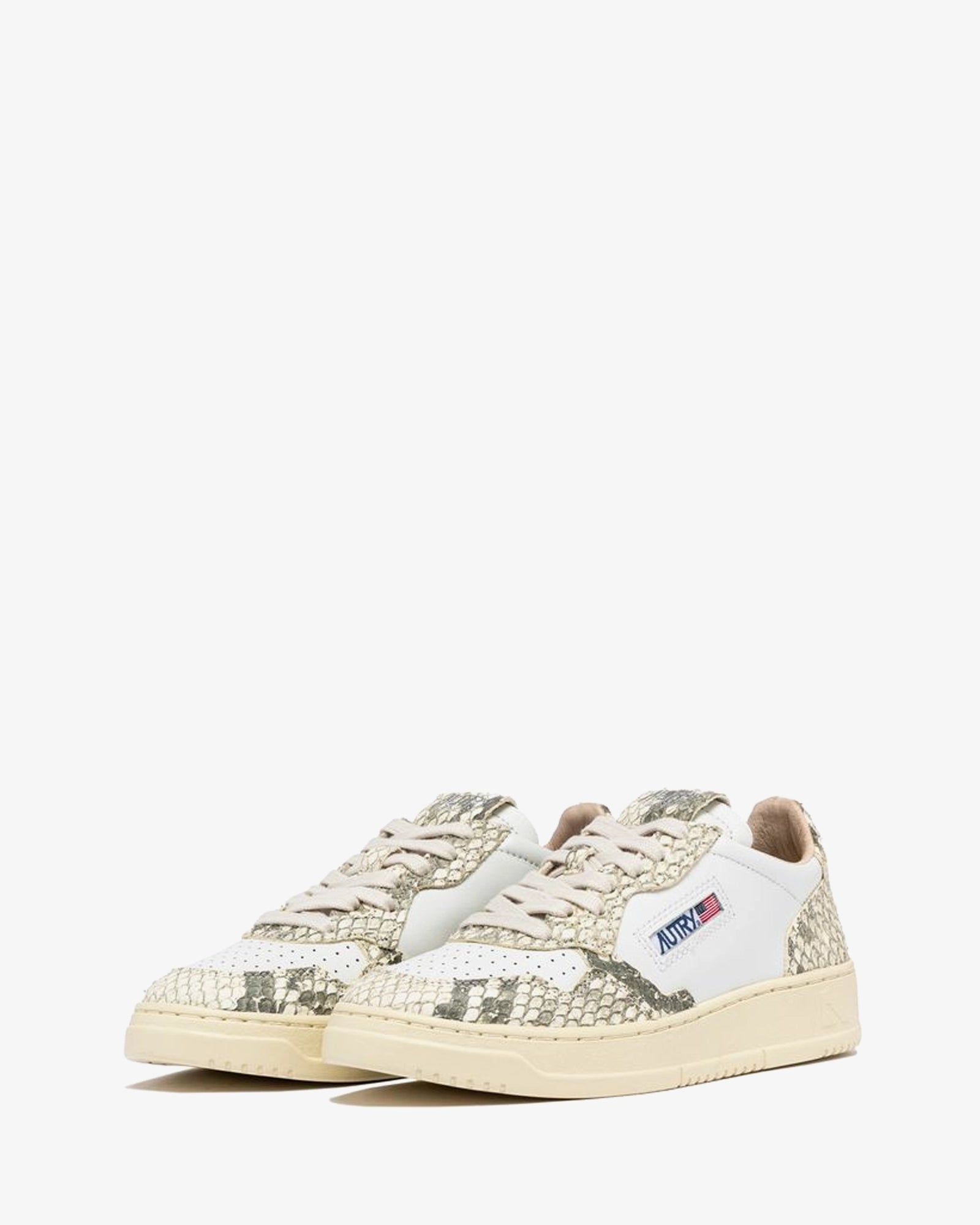 Autry-Sneakers-MEDALIST-LOW-IN-PELLE-BIANCA-STAMPA-SNAKE-DIAMOND-2