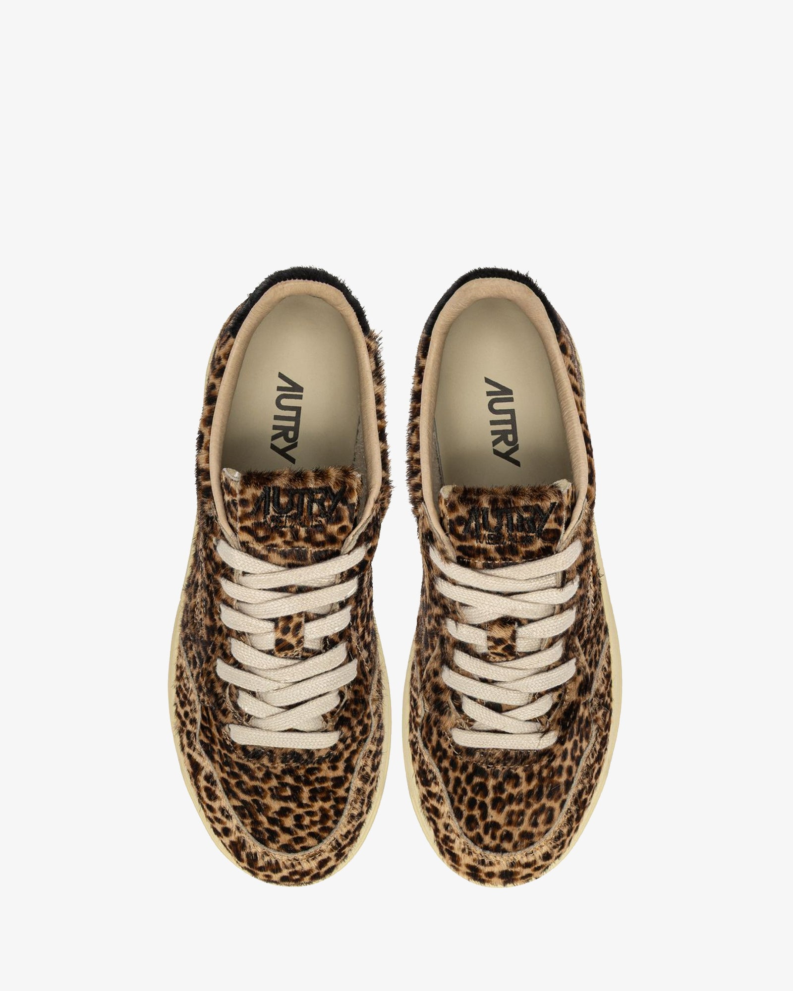 Autry Sneakers Medalist Low Effetto Cavallino Leopardato