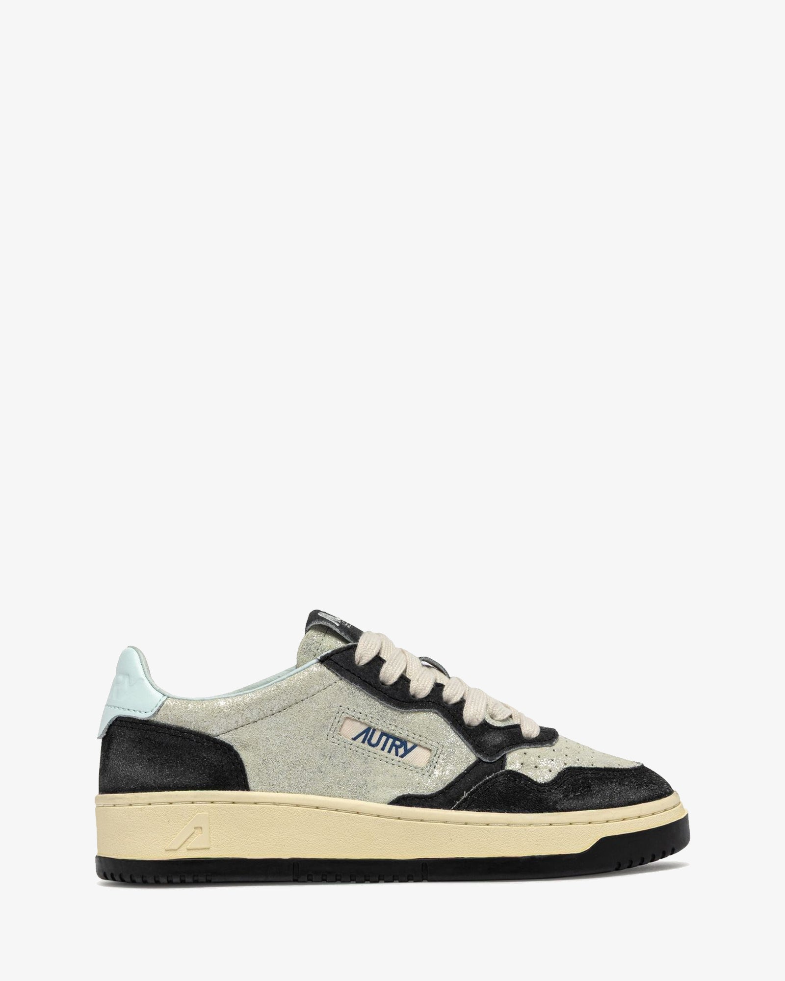 Autry-Sneakers-Medalist-Low-AULW-YB04-suede-argento-e-black-1