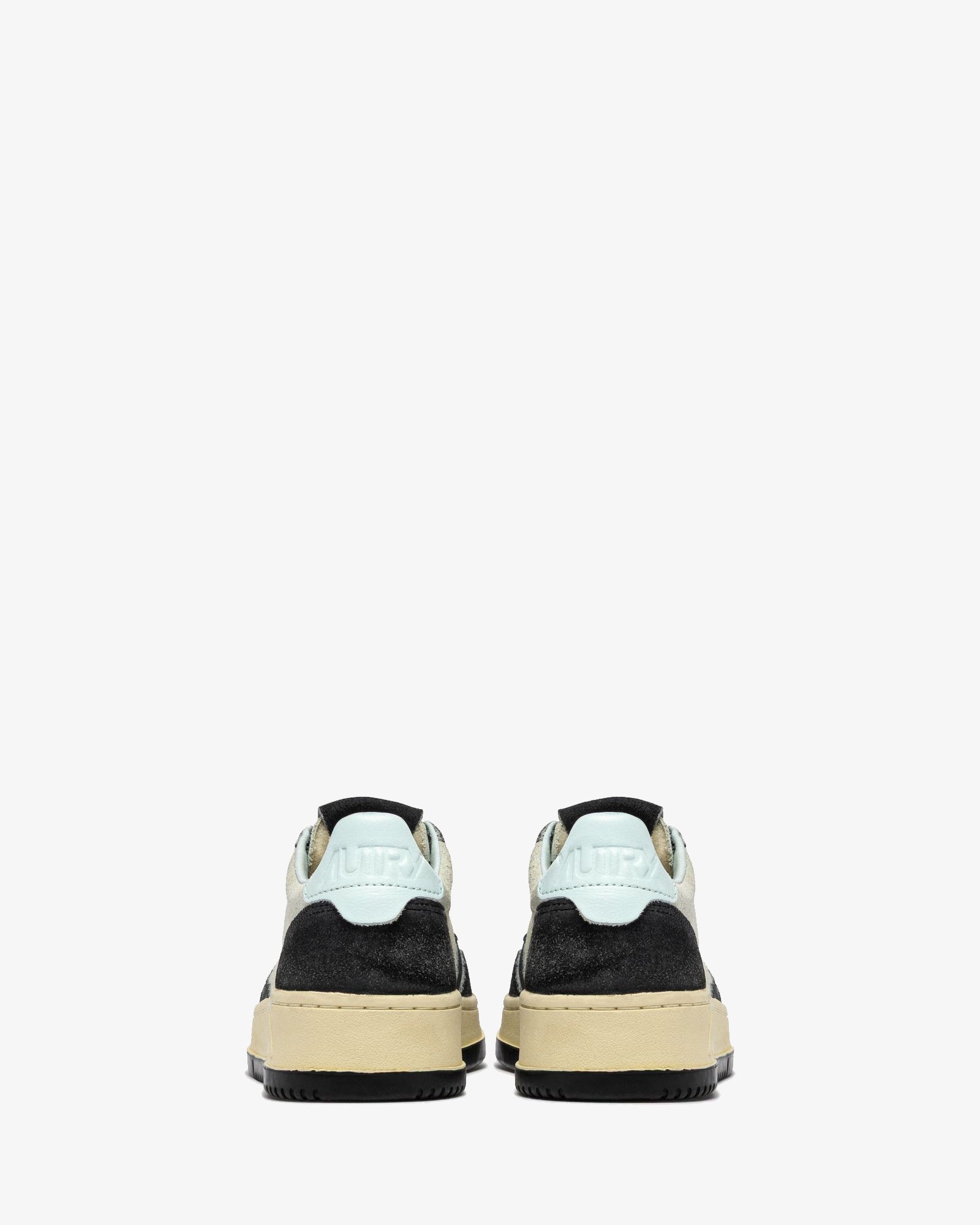 Autry Sneakers Medalist Low In Suede Argento E Black