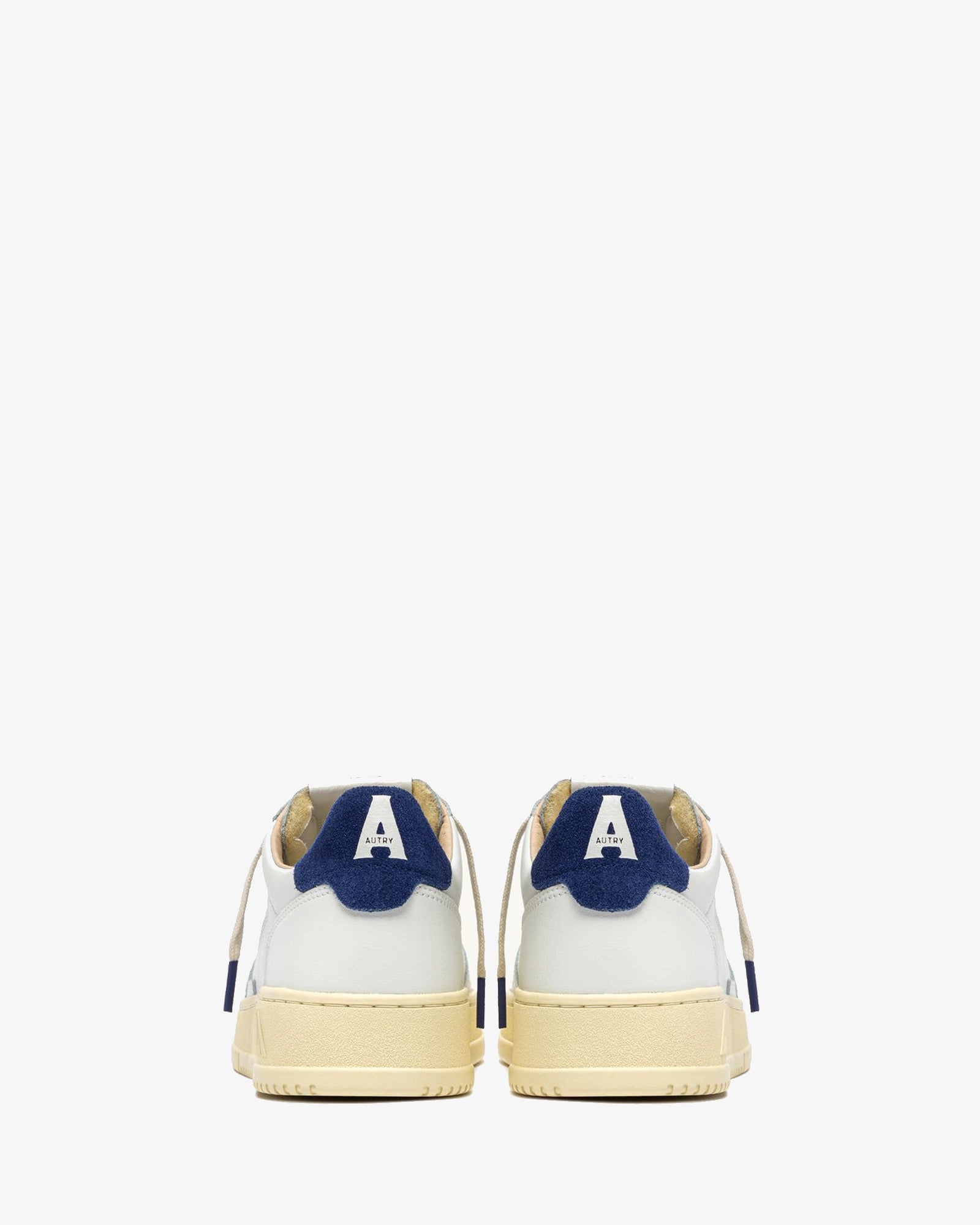 Autry Sneakers Medalist Low In Pelle Bianca E Suede Deep Depths
