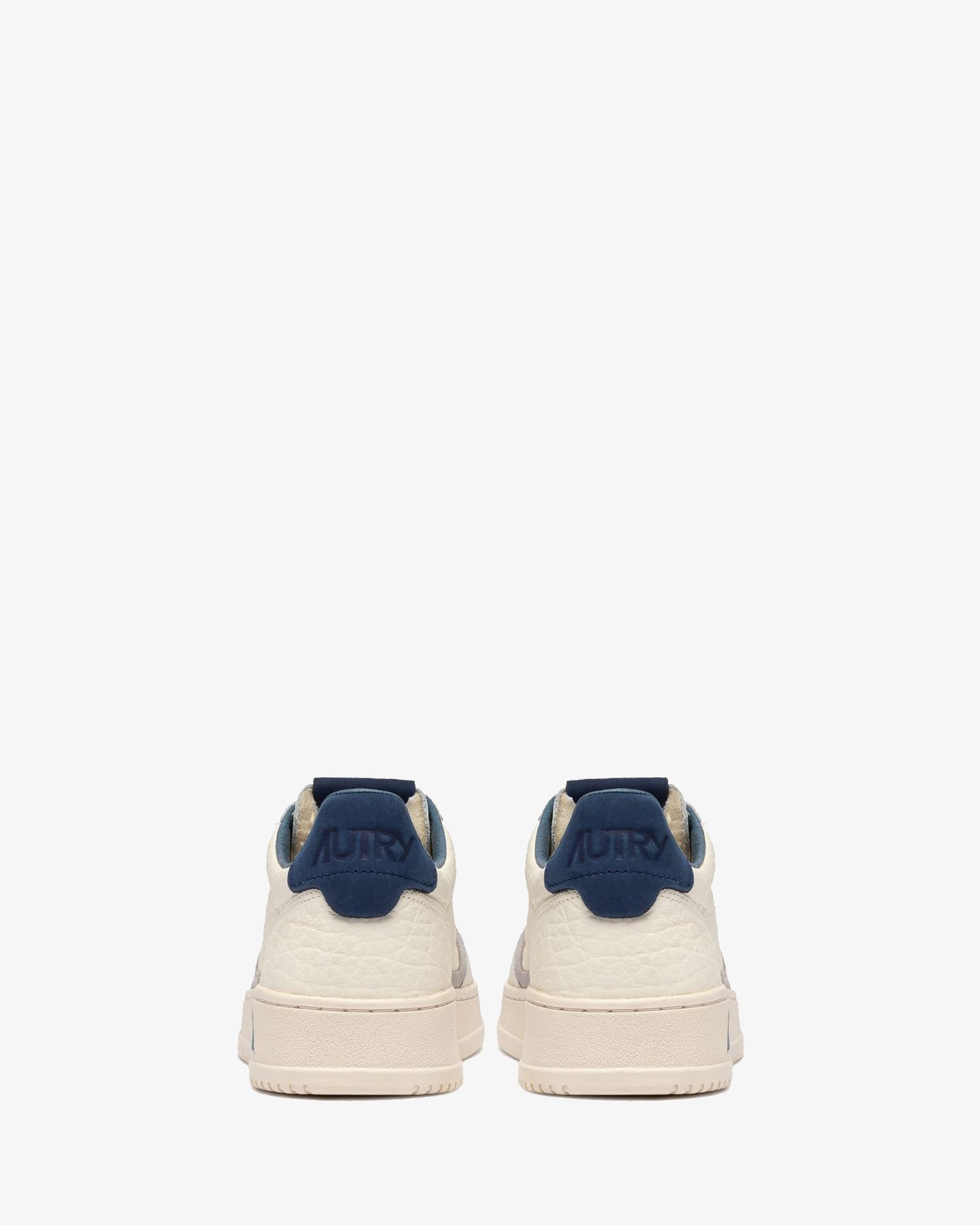 Autry Sneakers Medalist Low In Pelle Blue Depths E Vapor