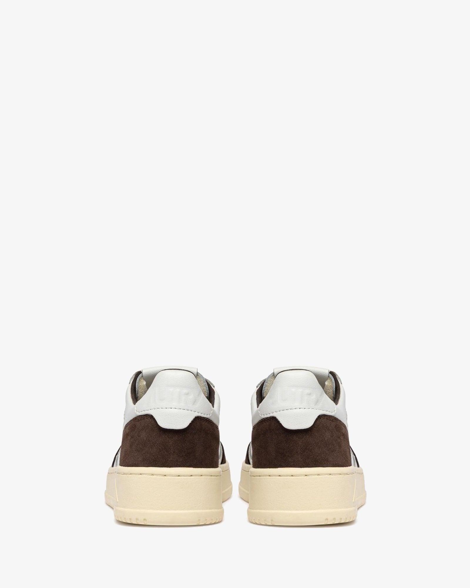 Autry Sneakers Medalist Low In Pelle Bianca E Suede Mogano M