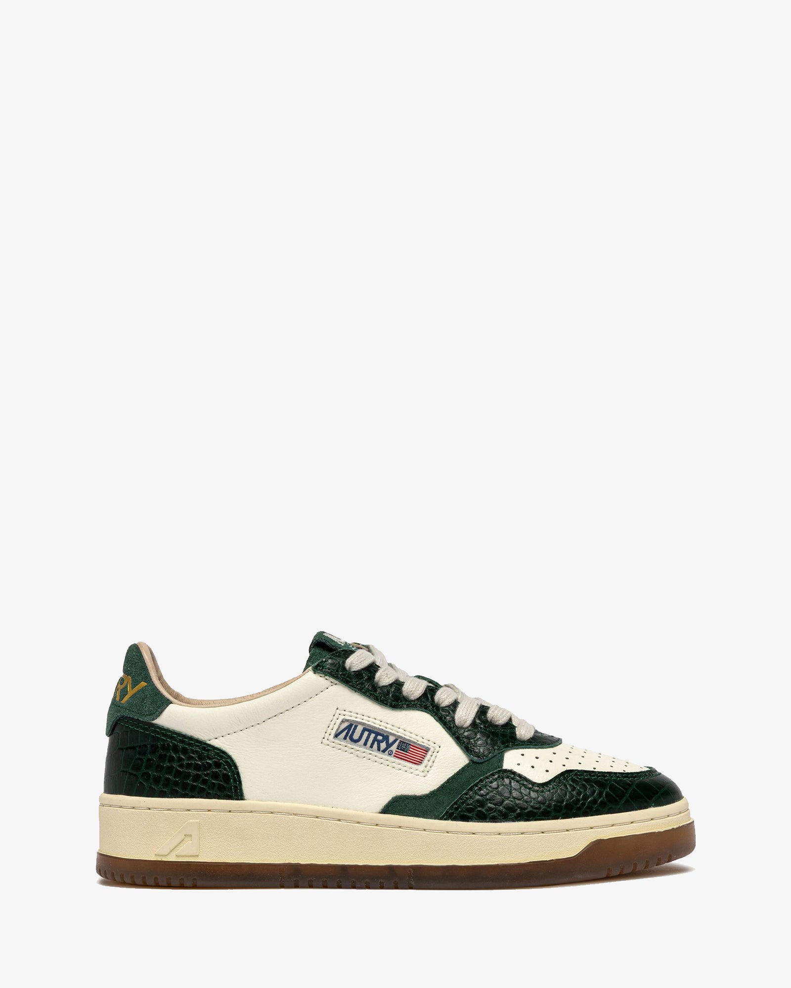 Autry-Sneakers-Medalist-Low-pelle-marshmallow-e-verde-cocco-nero-AULW-CZ02-1