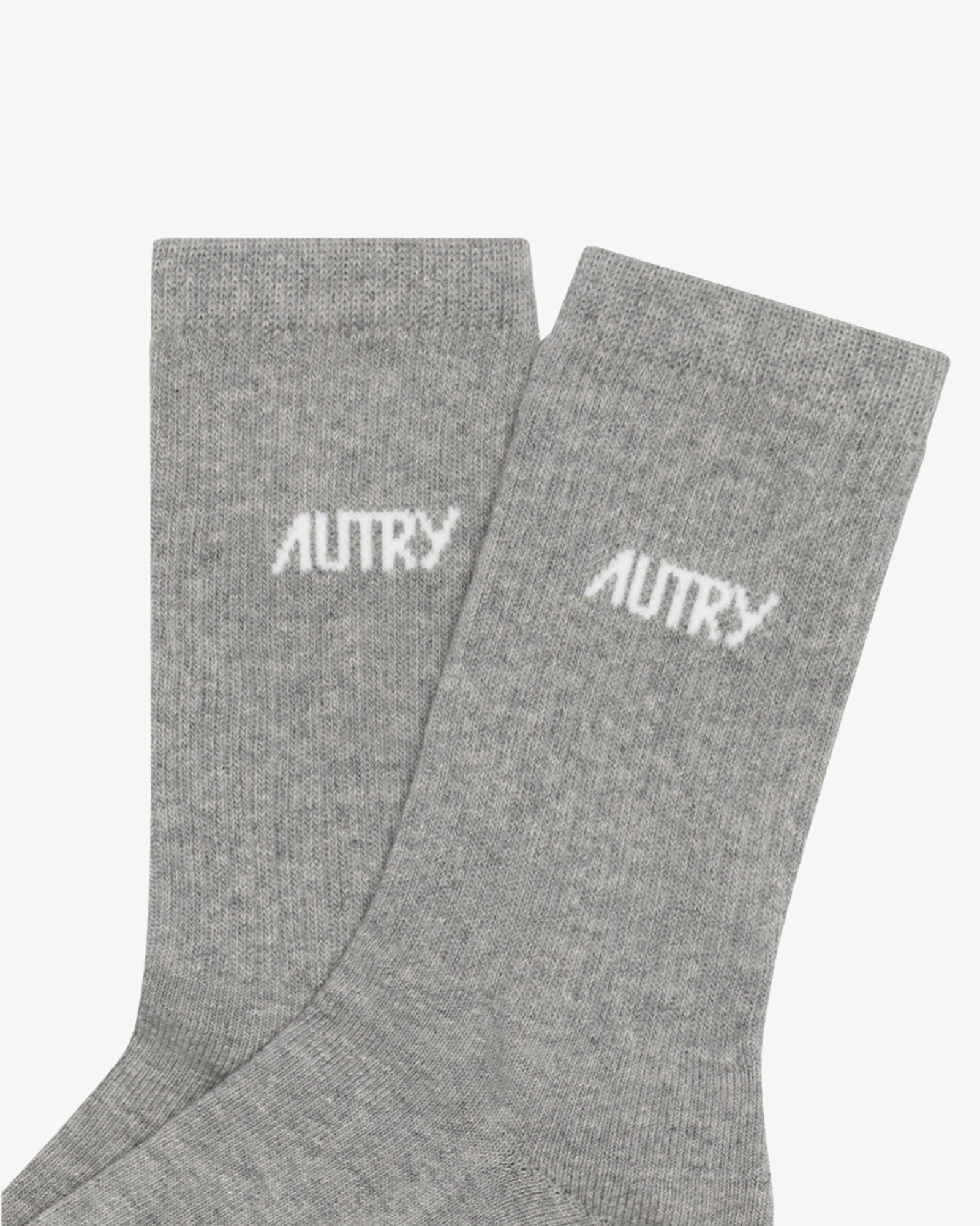 Autry-calzini-logo-jaquard-GRIGIO-SOPU-055M-unisex-2