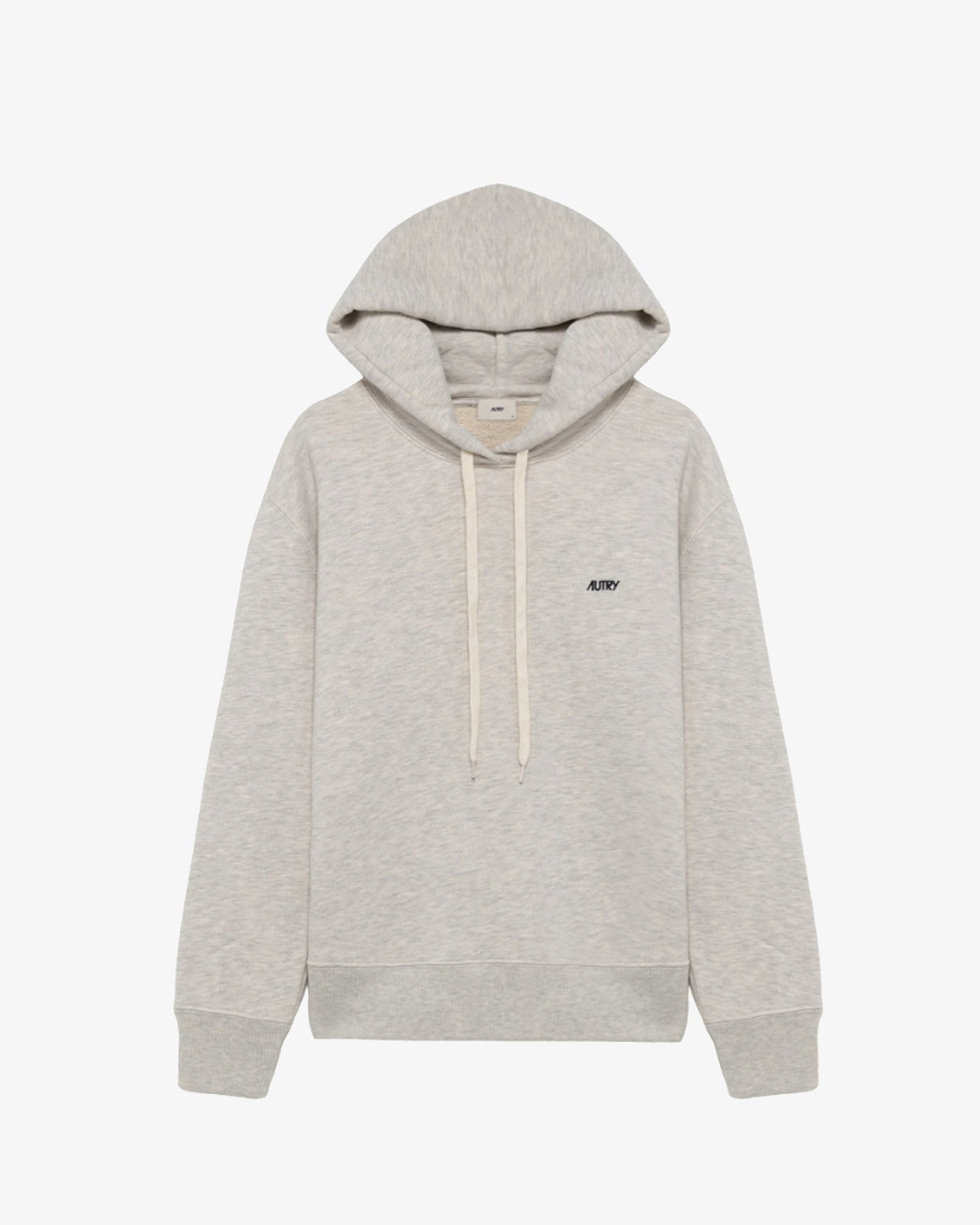 Autry-felpa-con-cappuccio-in-cotone-con-logo-ricamato-uomo-grigio-melange-1