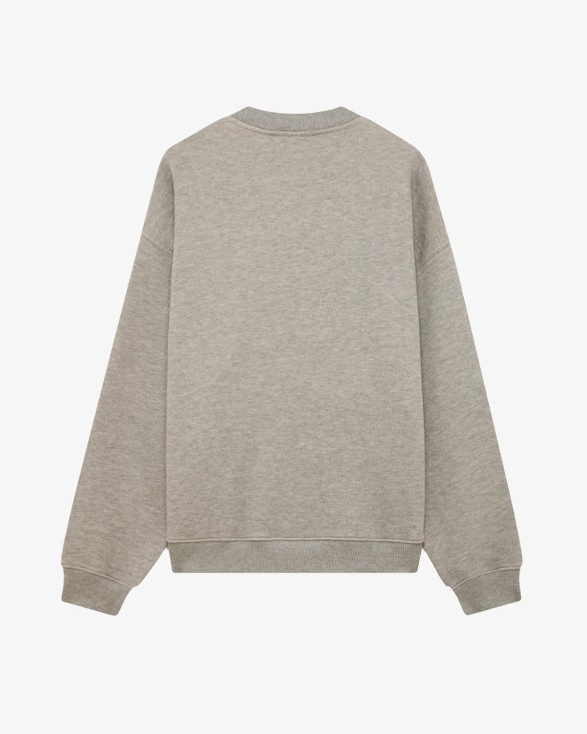 Autry Felpa Con Doppio Logo Unisex Grigio Melange Scuro