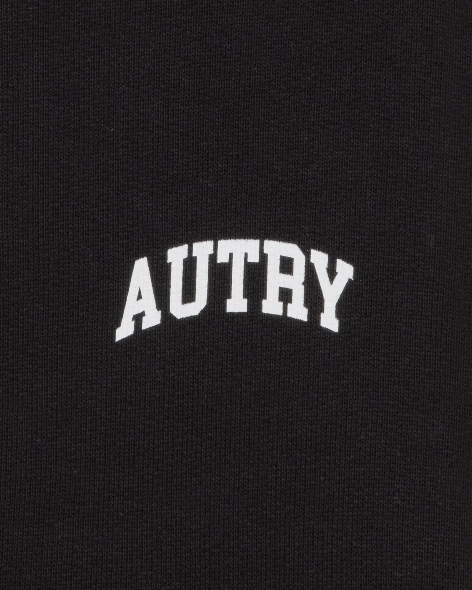 Autry Felpa Polo In Cotone Unisex Nero