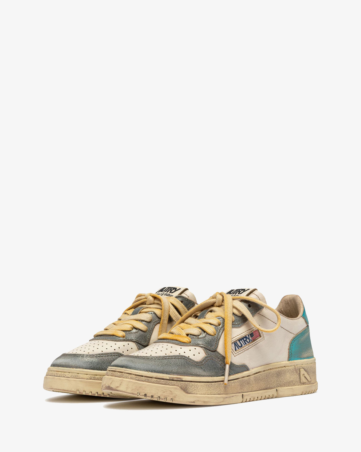 Autry Sneakers Medalist Low Super Vintage Ash E Sea
