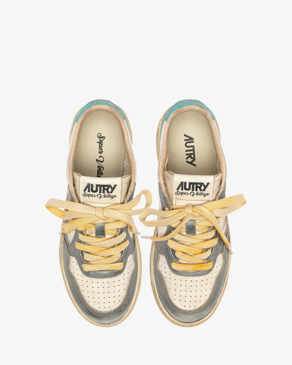 Autry Sneakers Medalist Low Super Vintage Ash E Sea
