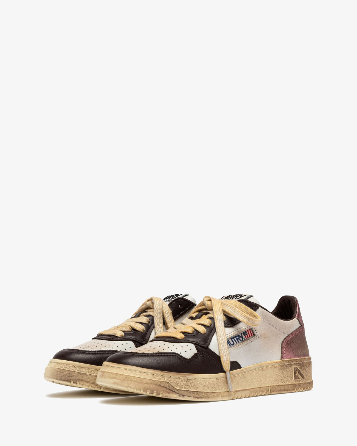 Autry Sneakers Medalist Low Super Vintage Peony E Hot Fudge