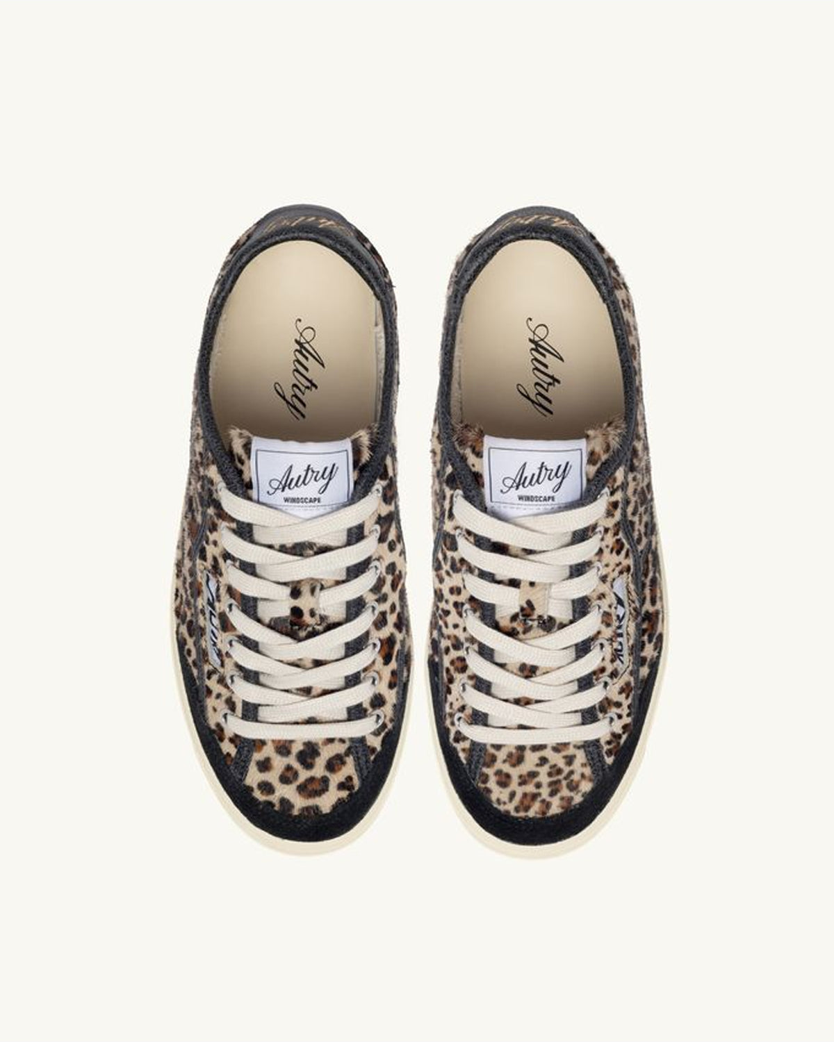 Autry Sneakers Windscape Low Cavallino Leopard E Nero