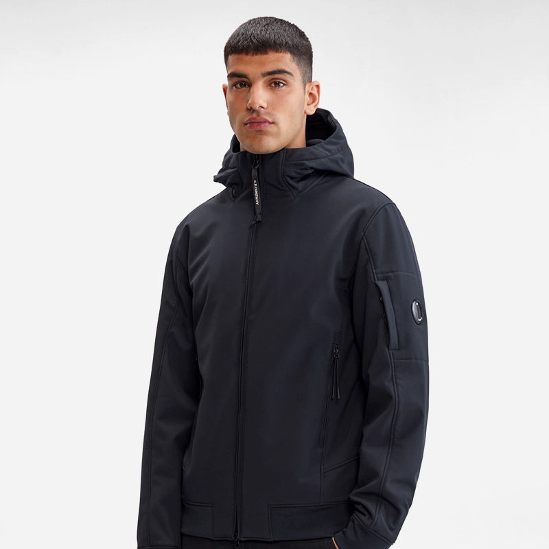 CP Company Shell-R Hooded Jacket Total Eclipse Blue