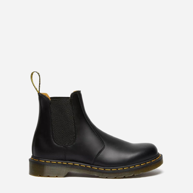DR.MARTENS-STIVALETTI-CHELSEA-PELLE-2976-CUCITURE-GIALLE-SMOOTH-NERO