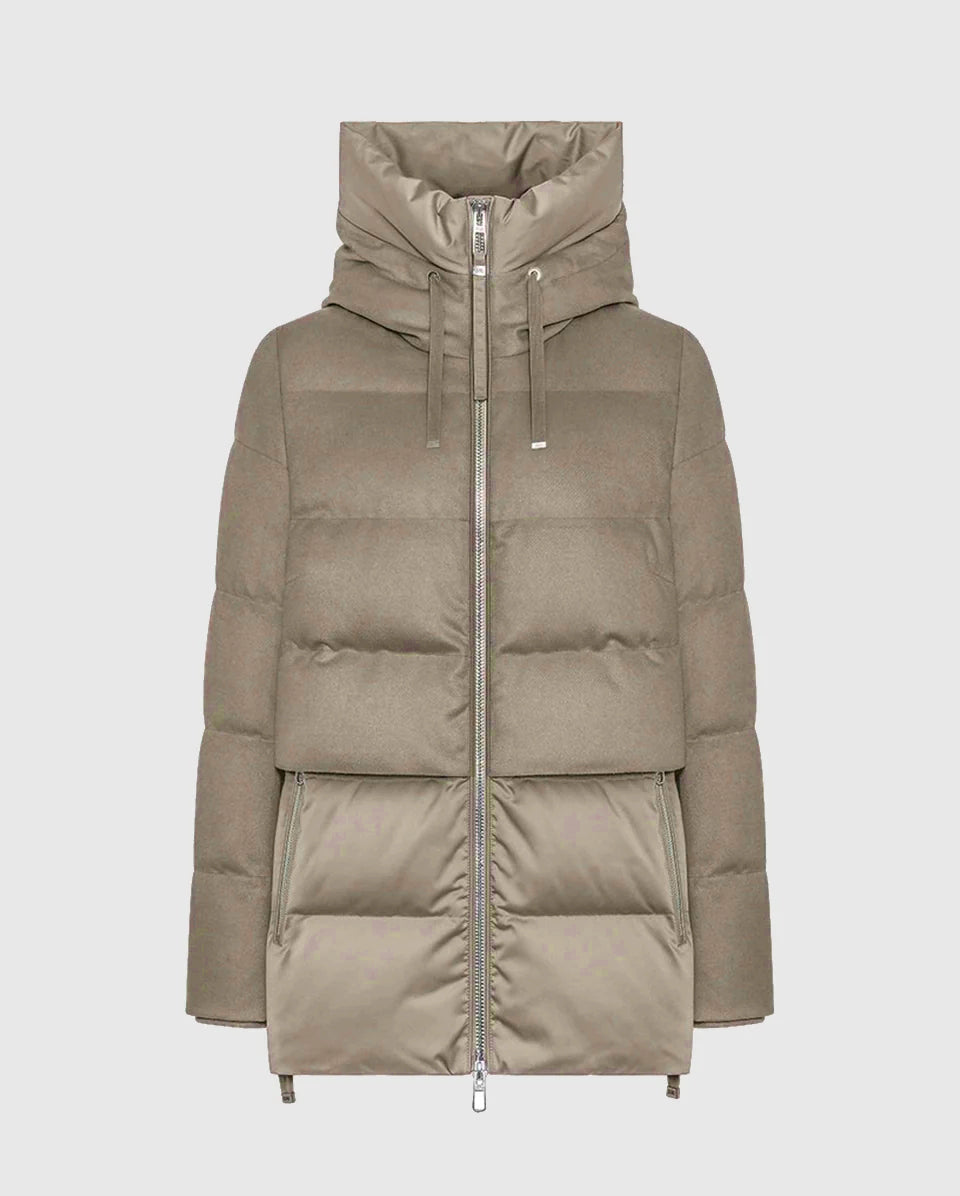 Duno_Keiko_Parka_Corto_Imbottito_In_Lana_E_Raso_Sabbia-col