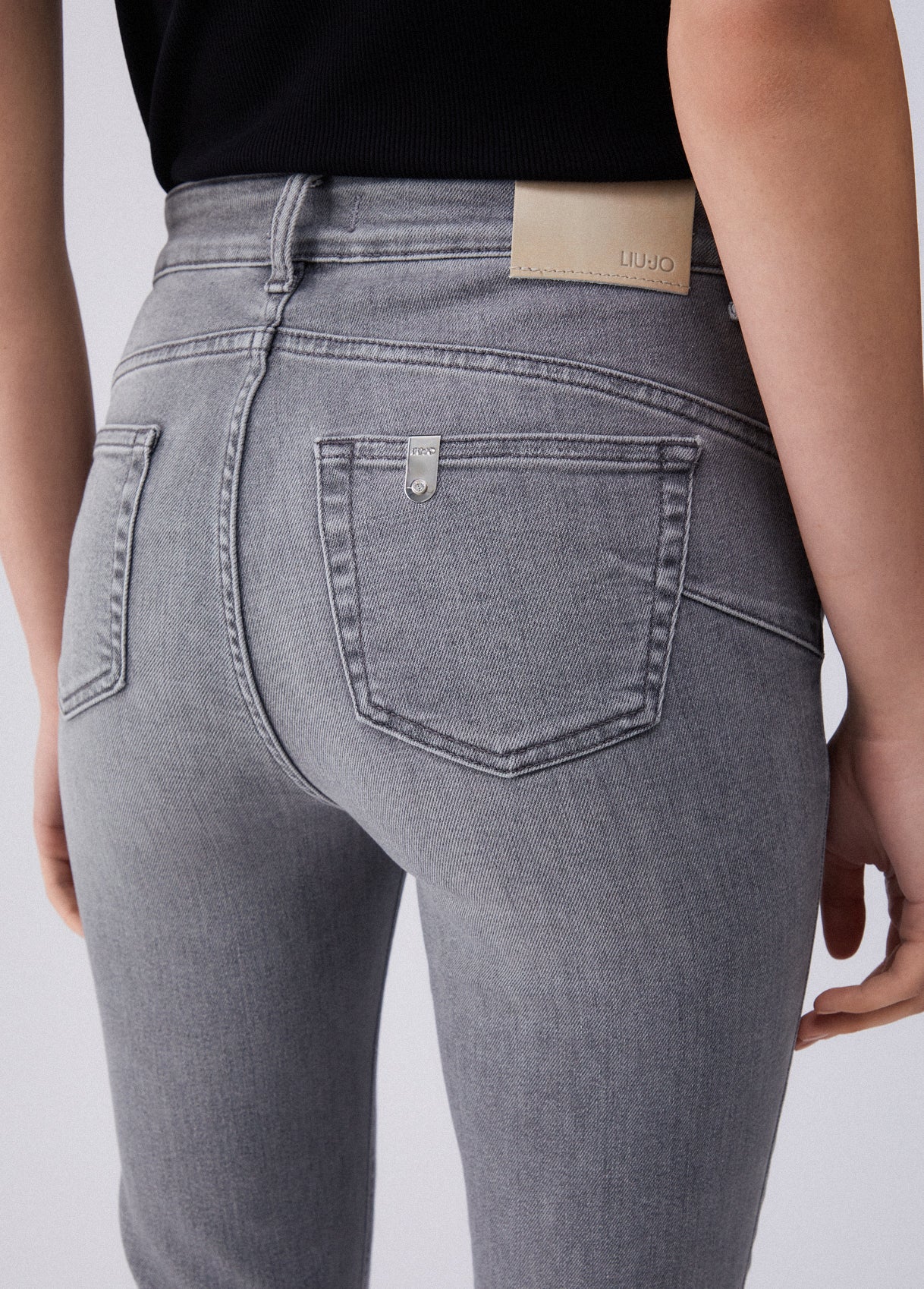 Liu Jo Jeans High-Waisted Bootcut Grey