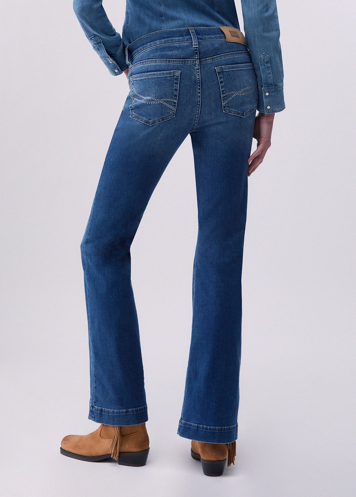 Liu Jo Jeans Bootcut Petite Denim Blu