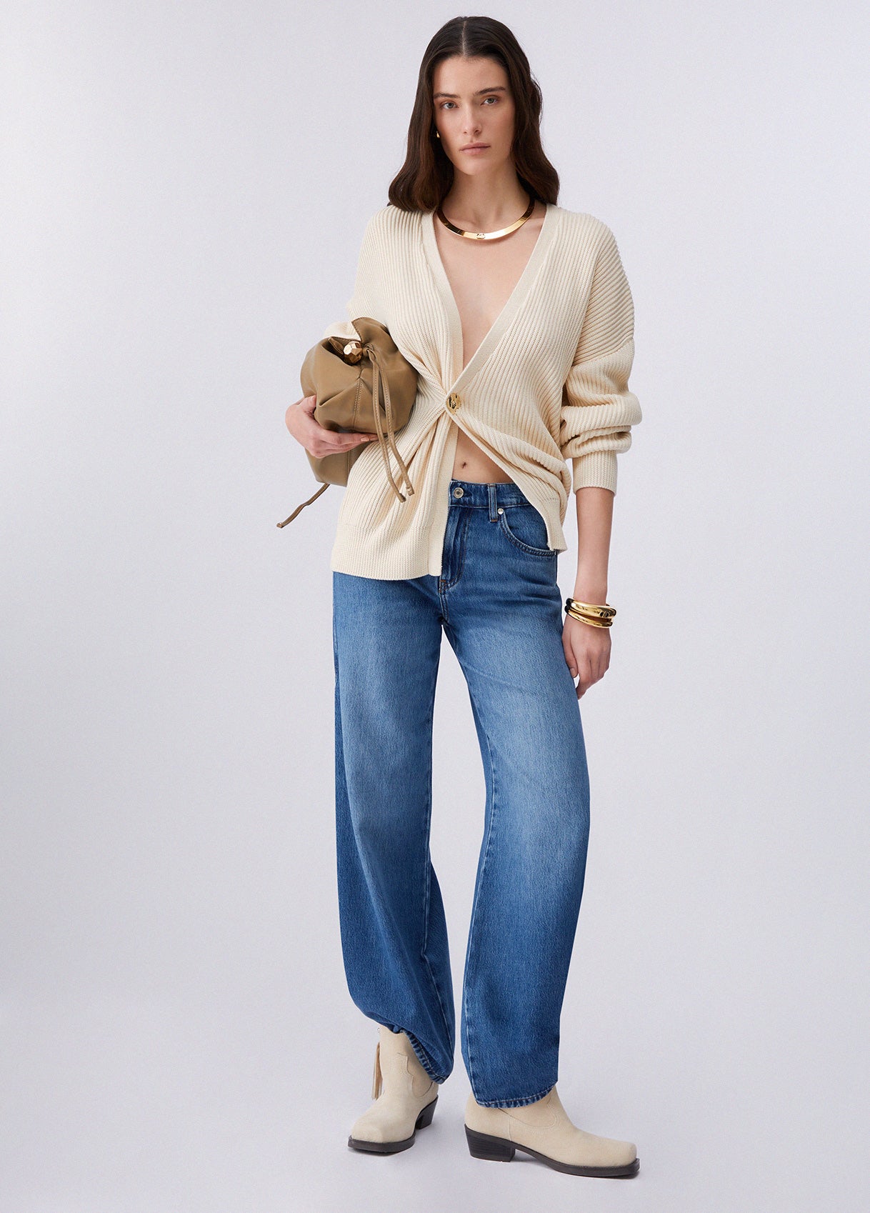 Liu Jo Jeans Flare with Side Slits Blue Denim