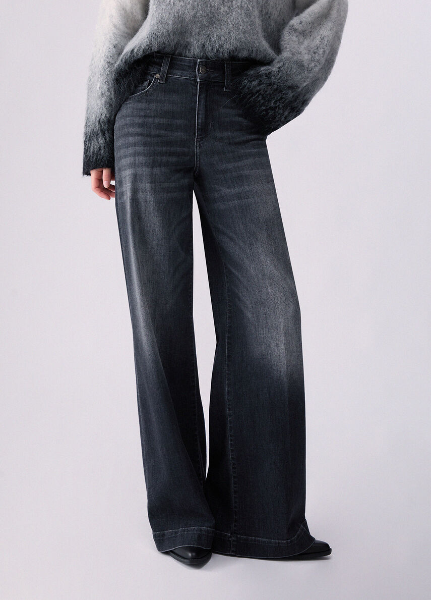 Liu Jo Jeans Flare Denim Nero