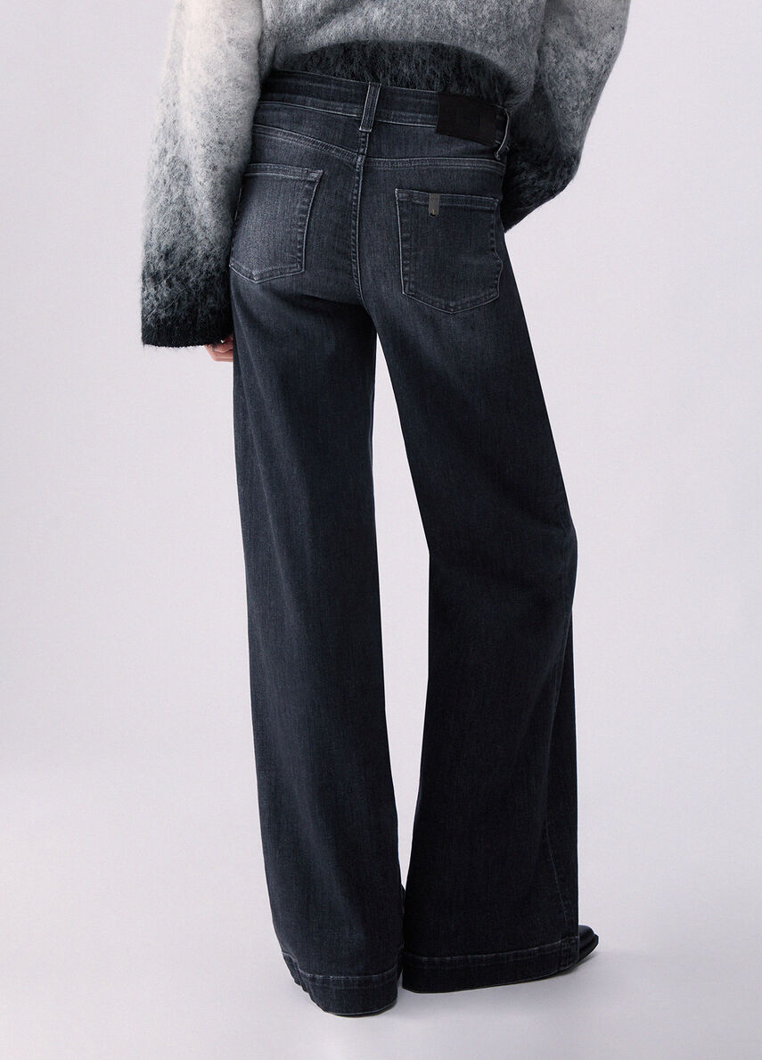 Liu Jo Jeans Flare Denim Nero