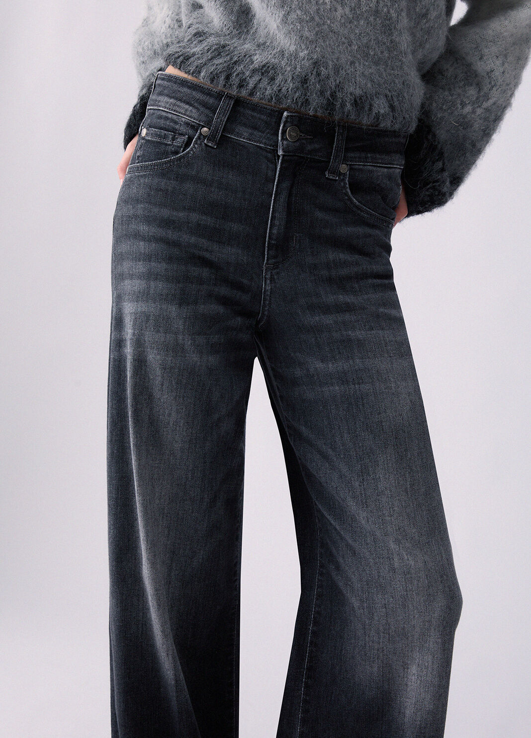 Liu Jo Jeans Flare Denim Nero
