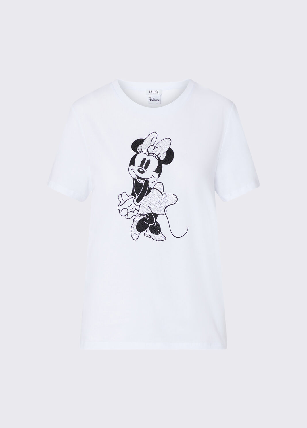 Liu Jo T-Shirt Con Stampa Miss Mouse Bianca