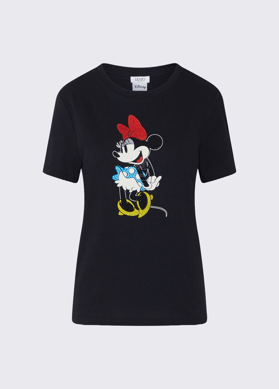 Liu Jo T-Shirt Con Stampa Miss Mouse Nera
