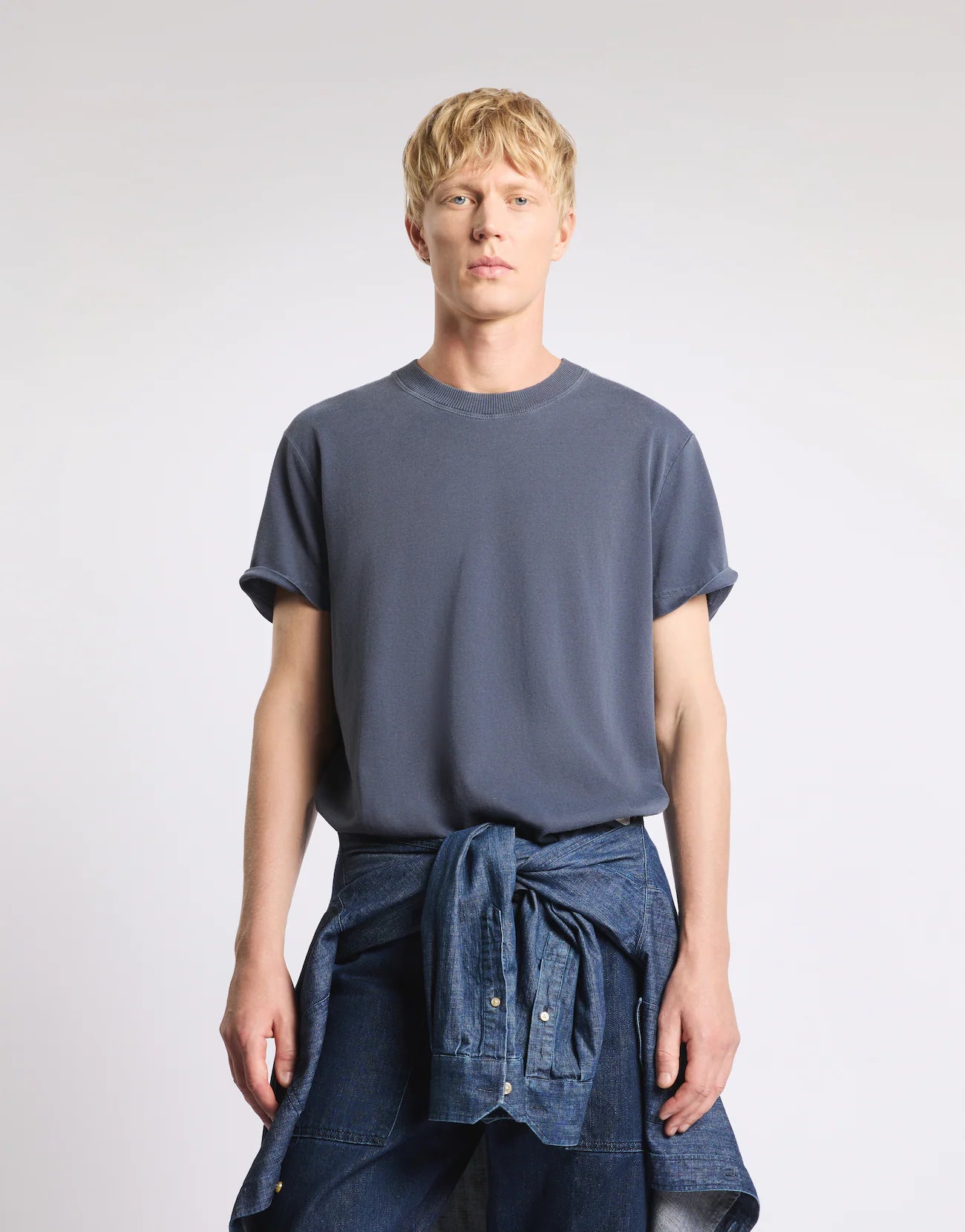 Fay_T-shirt_in_Jersey_Fay_Archive_Blu_MPMB352119TZGDU807-34